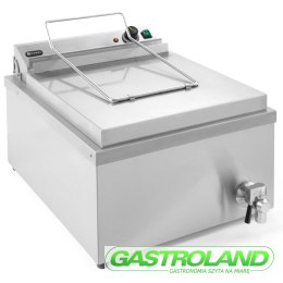Smażalnik frytownica maszyna do smażenia pączków ryb z półką 12 l 3500 W - Hendi 205914