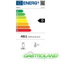 Lodówka chłodziarka barowa sklepowa na napoje 1-drzwiowa 3 półki 135 W 126 l - Hendi 226568