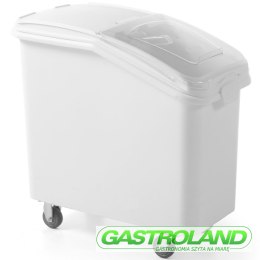 Pojemnik wózek gastronomiczny na produkty sypkie cukier kasze ryż na kółkach 81 l - Hendi 877913