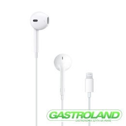 Słuchawki douszne Apple EarPods z końcówką Lightning do iPhone białe