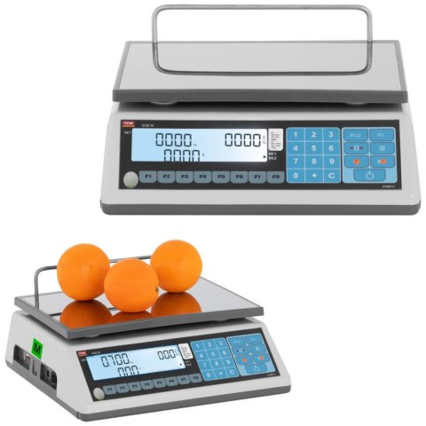 Waga sklepowa handlowa 15 kg / 5 g LCD M LEGALIZACJA Waga sklepowa handlowa 15 kg / 5 g LCD M LEGALIZACJA