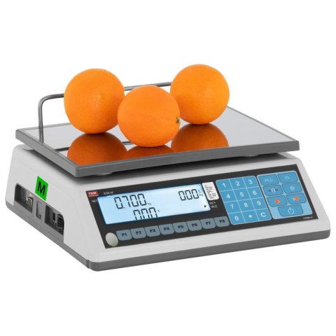Waga sklepowa handlowa 15 kg / 5 g LCD M LEGALIZACJA Waga sklepowa handlowa 15 kg / 5 g LCD M LEGALIZACJA