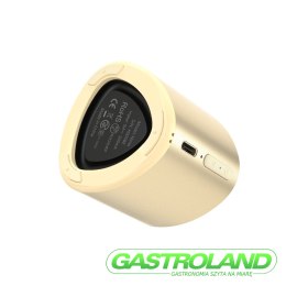Mały Mini głośnik bezprzewodowy TWS Nimo Bluetooth 5.3 5W złoty