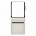 Etui pokrowiec z ekoskóry do Galaxy Z Flip 5 kremowe Etui pokrowiec z ekoskóry do Galaxy Z Flip 5 kremowe