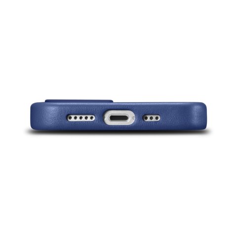 Etui z naturalnej skóry do iPhone 14 MagSafe Case Leather pokrowiec niebieski Etui z naturalnej skóry do iPhone 14 MagSafe Case Leather pokrowiec niebieski