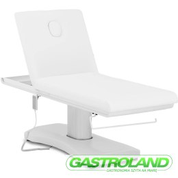 Łóżko stół leżanka kosmetyczna do masażu elektryczna 175 kg LIMOGES - biała