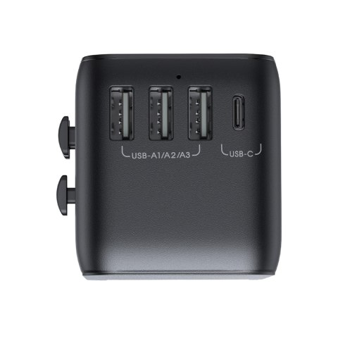 Ładowarka adapter podróżny uniwersalny 17W EU / US / UK / JP / AU / CN - czarny