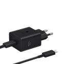Ładowarka sieciowa Samsung 45W 4.05A 1x USB-C + kabel - czarna Ładowarka sieciowa Samsung 45W 4.05A 1x USB-C + kabel - czarna