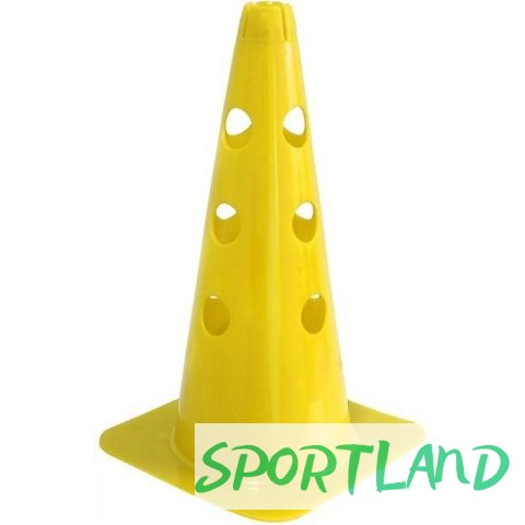 Pachołek z otworami 37,5 cm żółty 37,5 cm Pachołek z otworami 37,5 cm żółty 37,5 cm