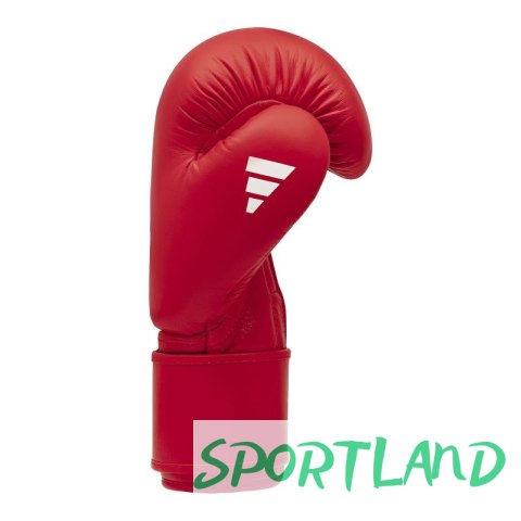 Rękawice bokserskie turniejowe adidas z atestem IBA czerwone 12 oz Rękawice bokserskie turniejowe adidas z atestem IBA czerwone 12 oz