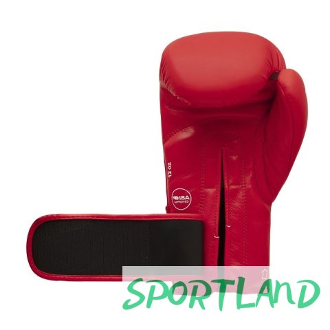 Rękawice bokserskie turniejowe adidas z atestem IBA czerwone 12 oz Rękawice bokserskie turniejowe adidas z atestem IBA czerwone 12 oz