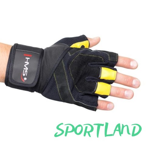 Rękawice na siłownię Black/Yellow HMS RST01 r.M N/A Rękawice na siłownię Black/Yellow HMS RST01 r.M N/A