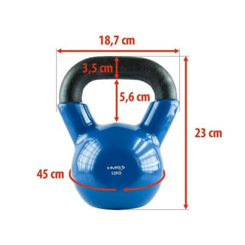 Kettlebell żeliwny Blue HMS KNV12 12kg N/A