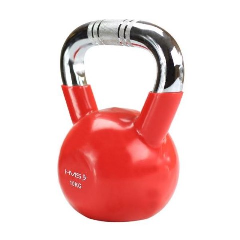Kettlebell żeliwny uchwyt chrom radełkowany HMS KTC06 RED N/A Kettlebell żeliwny uchwyt chrom radełkowany HMS KTC06 RED N/A