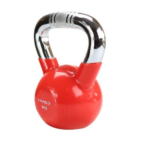 Kettlebell żeliwny uchwyt chrom radełkowany HMS KTC06 RED N/A Kettlebell żeliwny uchwyt chrom radełkowany HMS KTC06 RED N/A