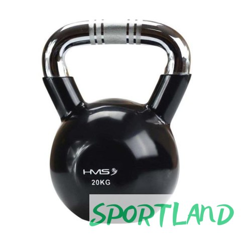Kettlebell żeliwny uchwyt chrom radełkowany HMS KTC16 BLACK N/A Kettlebell żeliwny uchwyt chrom radełkowany HMS KTC16 BLACK N/A