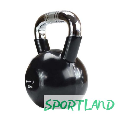 Kettlebell żeliwny uchwyt chrom radełkowany HMS KTC16 BLACK N/A Kettlebell żeliwny uchwyt chrom radełkowany HMS KTC16 BLACK N/A