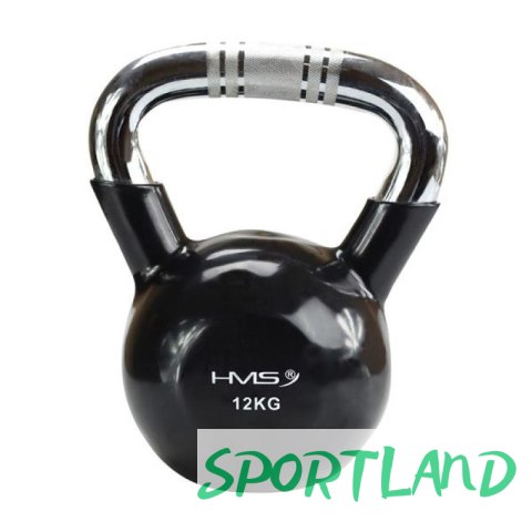 Kettlebell żeliwny uchwyt chrom radełkowany HMS KTC16 BLACK N/A Kettlebell żeliwny uchwyt chrom radełkowany HMS KTC16 BLACK N/A