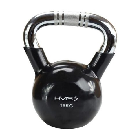 Kettlebell żeliwny uchwyt chrom radełkowany HMS KTC20 BLACK N/A Kettlebell żeliwny uchwyt chrom radełkowany HMS KTC20 BLACK N/A