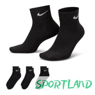 Skarpety Nike Value Cotton Quarter 3pary SX4926 001 L: 42-46