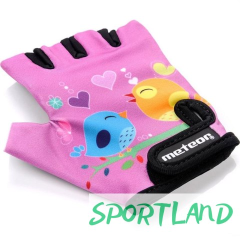 Rękawiczki rowerowe Meteor Owl Jr 24175-24177 M