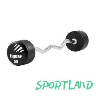 Barbell łamany tiguar PU 55 kg TI-WLBPU055 N/A