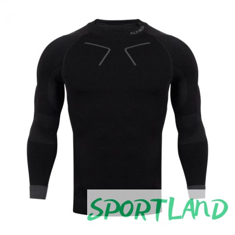 Koszulka termoaktywna Alpinus Tactical Base Layer czarno-szara M GT43219 M Koszulka termoaktywna Alpinus Tactical Base Layer czarno-szara M GT43219 M