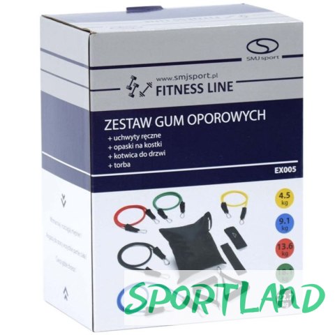 Zestaw gum oporowych SMJ EX005 5szt N/A Zestaw gum oporowych SMJ EX005 5szt N/A