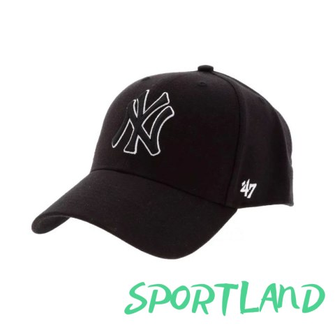 Czapka z daszkiem 47 Brand New York Yankees MVP Cap B-MVPSP17WBP-BKC One size Czapka z daszkiem 47 Brand New York Yankees MVP Cap B-MVPSP17WBP-BKC One size