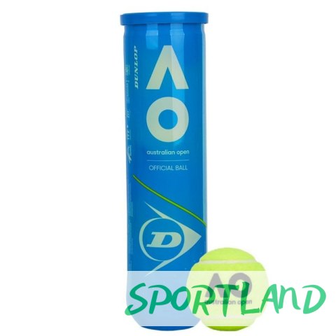 Piłka tenisowa Dunlop Australian Open 4 szt AUO1 żółty Piłka tenisowa Dunlop Australian Open 4 szt AUO1 żółty
