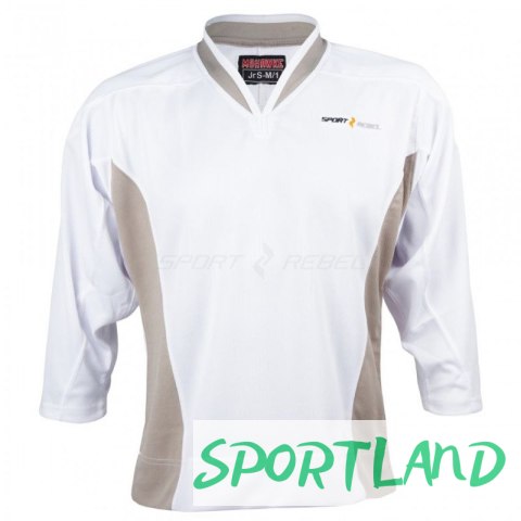 Koszulka hokejowa Sportrebel Jr MOHAWK - biały XS Koszulka hokejowa Sportrebel Jr MOHAWK - biały XS
