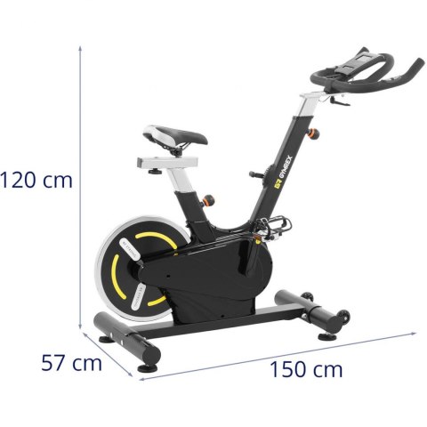 Rower rowerek stacjonarny spinningowy treningowy do 130 kg - koło zamachowe 13 kg Rower rowerek stacjonarny spinningowy treningowy do 130 kg - koło zamachowe 13 kg