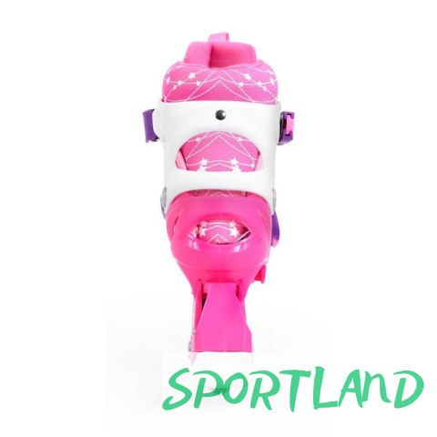 Zestaw SMJ Sport Combo Pink LED: 2w1 wrotko-rolki HS-TNK-000009549 30-33 Zestaw SMJ Sport Combo Pink LED: 2w1 wrotko-rolki HS-TNK-000009549 30-33