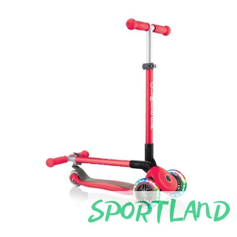 Hulajnoga 3-kołowa Globber Primo Foldable Lights 432-102-2 New Red N/A