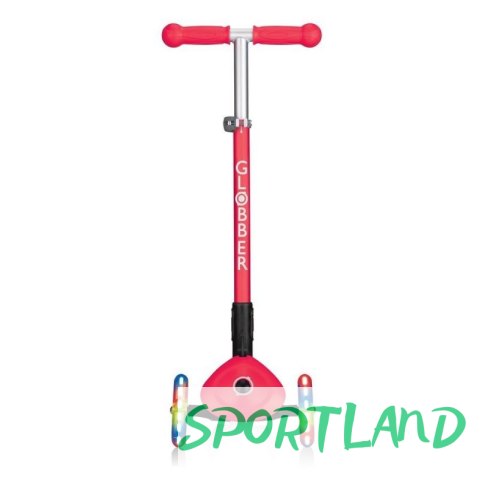 Hulajnoga 3-kołowa Globber Primo Foldable Lights 432-102-2 New Red N/A