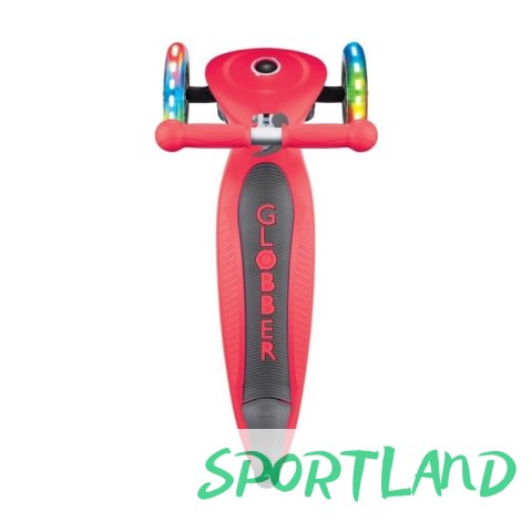 Hulajnoga 3-kołowa Globber Primo Foldable Lights 432-102-2 New Red N/A