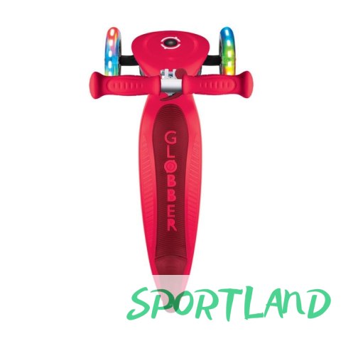 Hulajnoga 3-kołowa Globber Primo Foldable Lights 432-102-2 New Red N/A