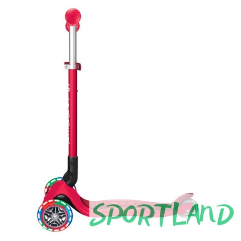 Hulajnoga 3-kołowa Globber Primo Foldable Lights 432-102-2 New Red N/A