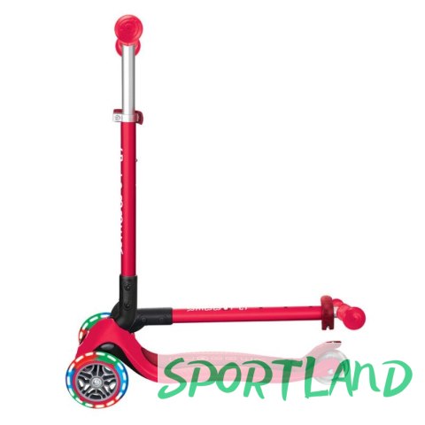 Hulajnoga 3-kołowa Globber Primo Foldable Lights 432-102-2 New Red N/A