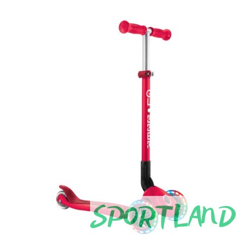 Hulajnoga 3-kołowa Globber Primo Foldable Lights 432-102-2 New Red N/A