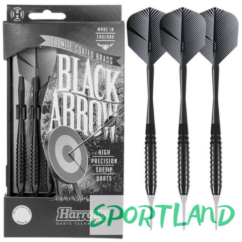 Rzutki Harrows Black Arrow Softip HS-TNK-000013120 16 gR Rzutki Harrows Black Arrow Softip HS-TNK-000013120 16 gR