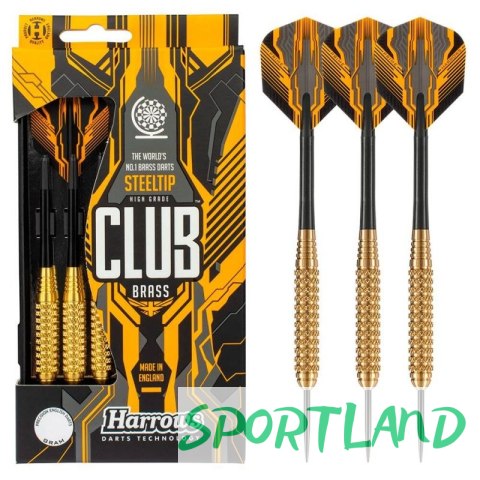 Rzutki Harrows Club Brass Steeltip HS-TNK-000013089 22 gR Rzutki Harrows Club Brass Steeltip HS-TNK-000013089 22 gR