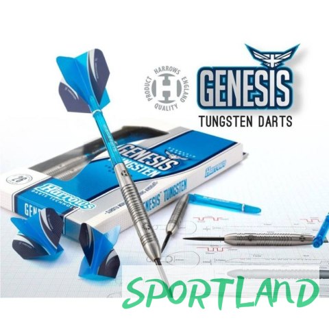 Rzutki Harrows Genesis Tungsten Steeltip HS-TNK-000013288 23 gR Rzutki Harrows Genesis Tungsten Steeltip HS-TNK-000013288 23 gR