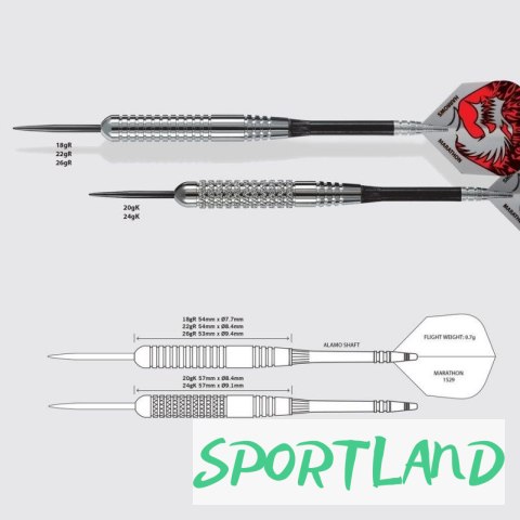 Rzutki Harrows Silver Arrows Steeltip HS-TNK-000013162 24 gK Rzutki Harrows Silver Arrows Steeltip HS-TNK-000013162 24 gK