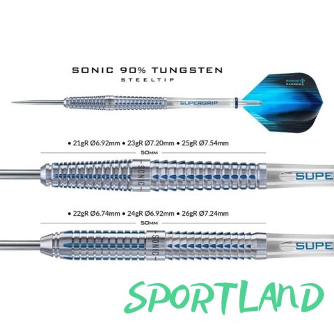 Rzutki Harrows Sonic 90% Steeltip HS-TNK-000013298 25 gR Rzutki Harrows Sonic 90% Steeltip HS-TNK-000013298 25 gR
