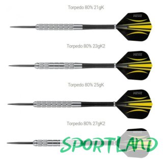 Rzutki Harrows Torpedo 80% Steeltip HS-TNK-000013163 26 gK1