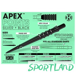 Końcówki do rzutek steeltip Harrows Apex Lance HS-TNK-000013913 26 mm