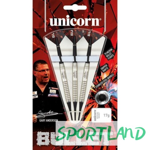 Rzutki soft tip Unicorn Bullet Stainless Steel - Gary Anderson 16g:23520|18g:23521 18 g Rzutki soft tip Unicorn Bullet Stainless Steel - Gary Anderson 16g:23520|18g:23521 18 g