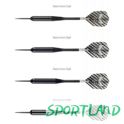 Rzutki Harrows Black Arrow Steeltip HS-TNK-000013143 25 gK Rzutki Harrows Black Arrow Steeltip HS-TNK-000013143 25 gK