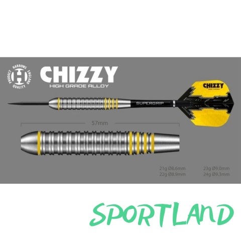 Rzutki Harrows Chizzy Brass Steeltip HS-TNK-000013895 24 g Rzutki Harrows Chizzy Brass Steeltip HS-TNK-000013895 24 g